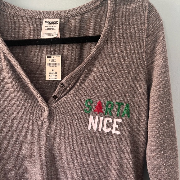 PINK Victoria Secret XMAS night gown - Picture 2 of 5